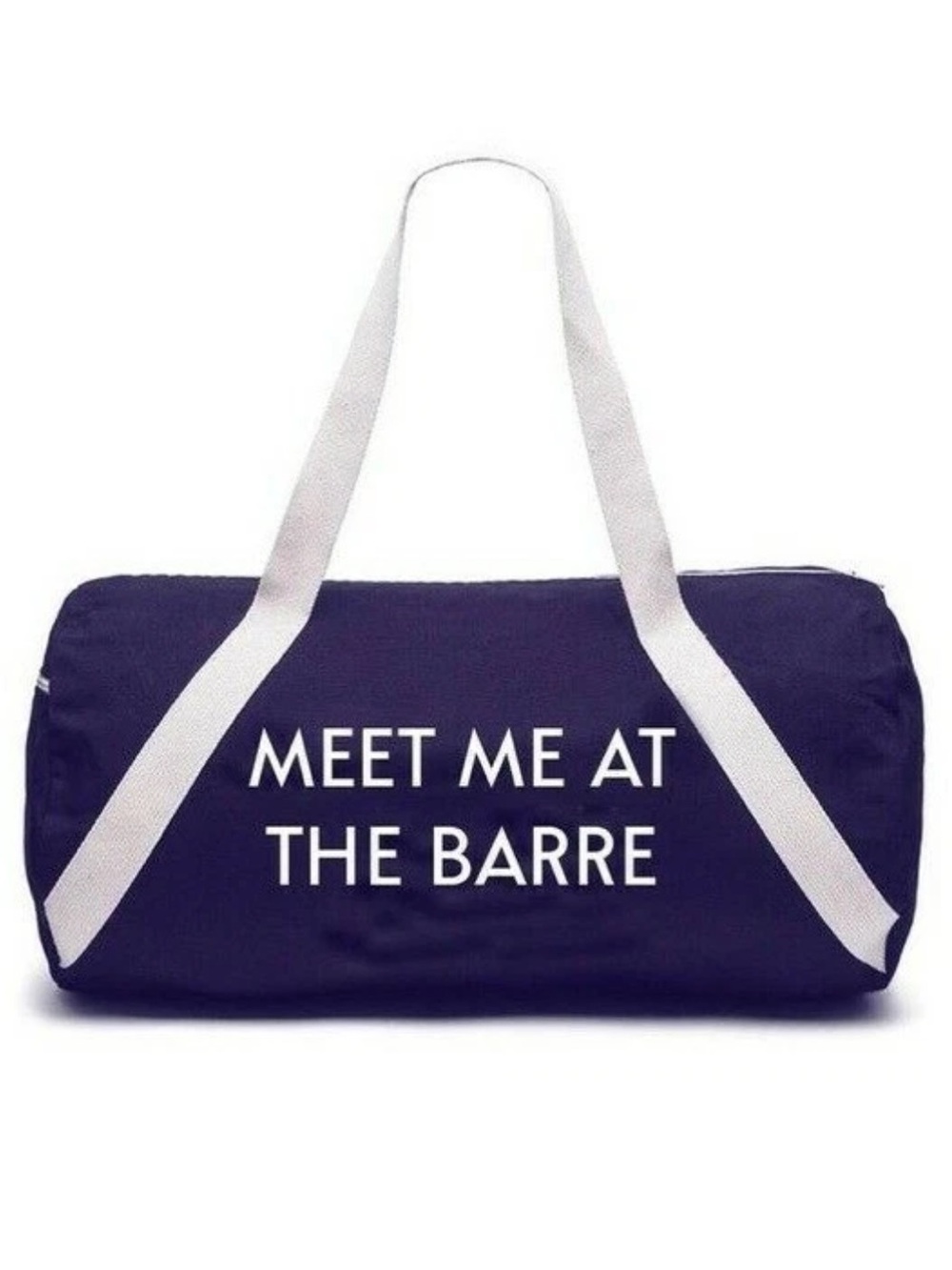 Gym Bag MEET ME AT THE BARRE Bar Ballet Duffle Workout Sport Weekend Packable NR